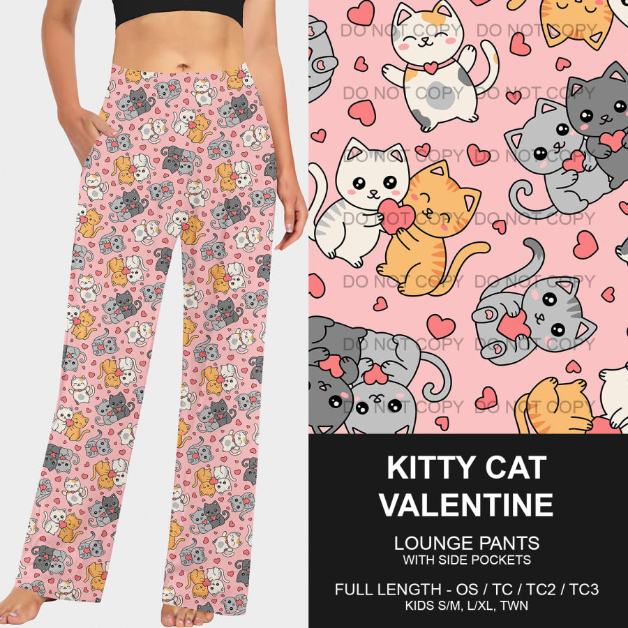 PREORDER Custom Styles - Kitty Cat Valentine - Closes 26 Nov - ETA early Feb 2025 Loungewear