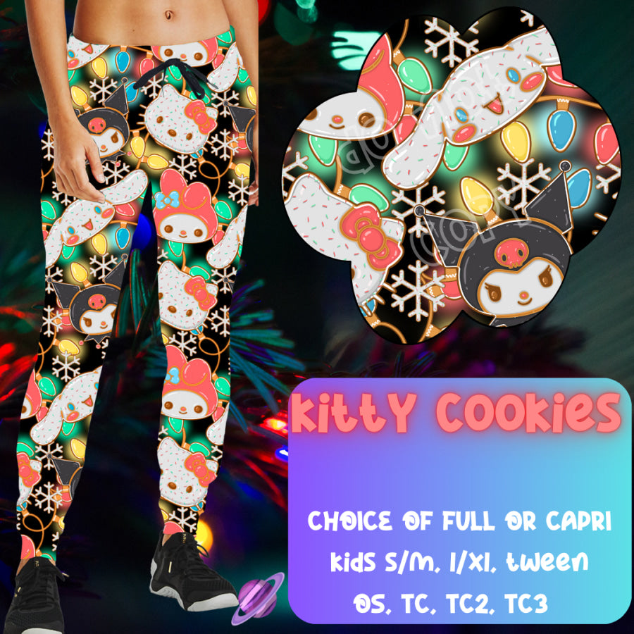 PREORDER Custom Styles - Kitty Cookies - Closes 1 Oct - ETA late Dec 2024 Leggings