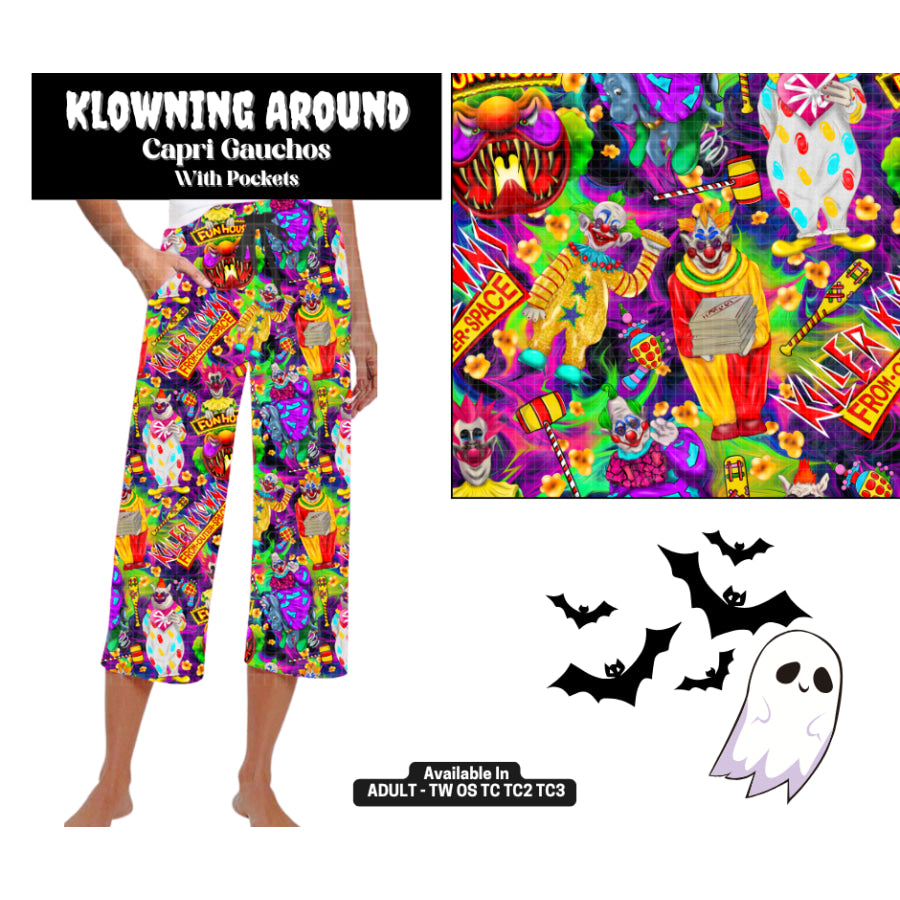 Preorder Custom Styles - Klowning Around - Closes 28 May - ETA late Sep 2025 Leggings