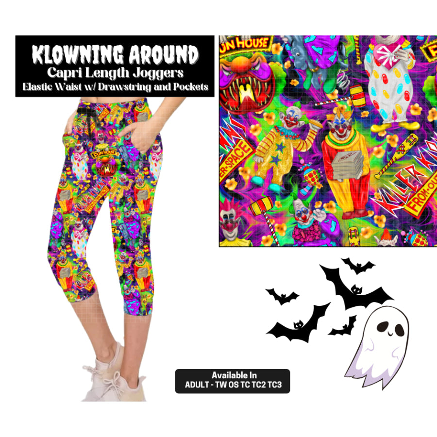 Preorder Custom Styles - Klowning Around - Closes 28 May - ETA late Sep 2025 Leggings