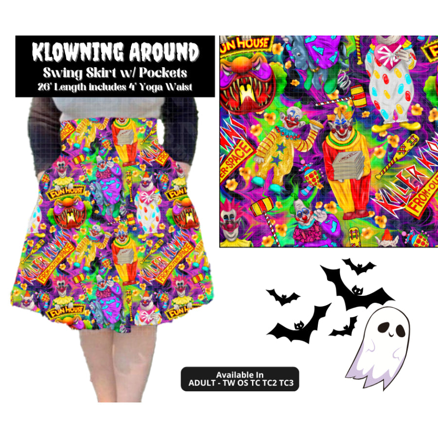 Preorder Custom Styles - Klowning Around - Closes 28 May - ETA late Sep 2025 Leggings
