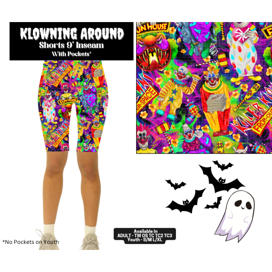 Preorder Custom Styles - Klowning Around - Closes 28 May - ETA late Sep 2025 Leggings