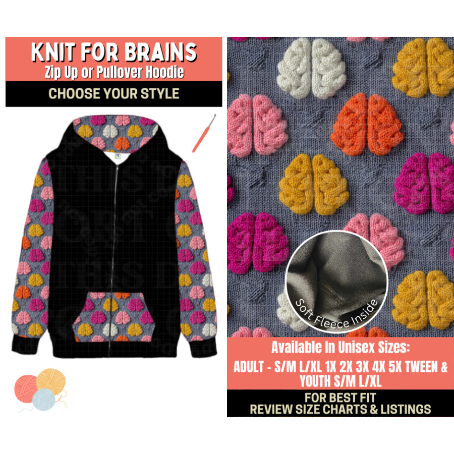 Preorder Custom Styles - Knit For Brains - Closes 1 Oct - ETA Early Feb 2026 Leggings