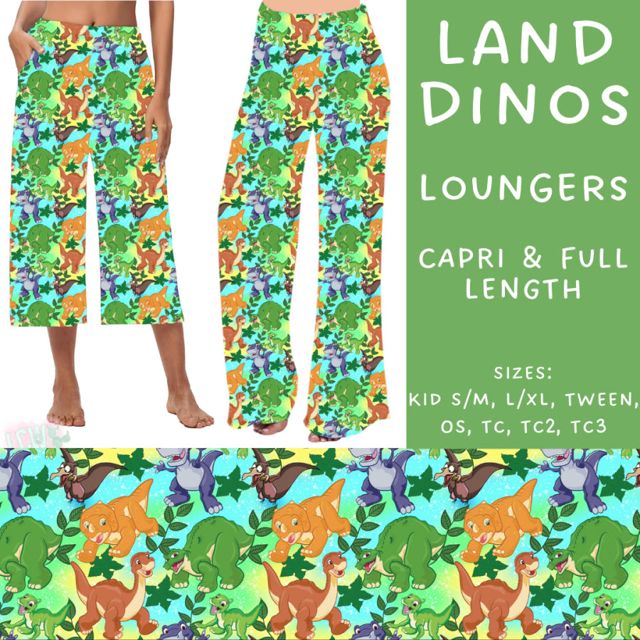 Preorder Custom Styles - Land Dinos - Closes 11 Oct - ETA late Dec 2024 Leggings