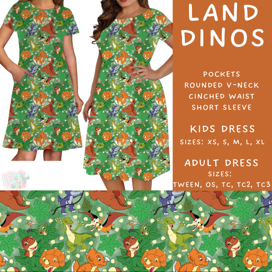 Preorder Custom Styles - Land Dinos - Closes 21 Mar - ETA mid Jun 2025 Leggings