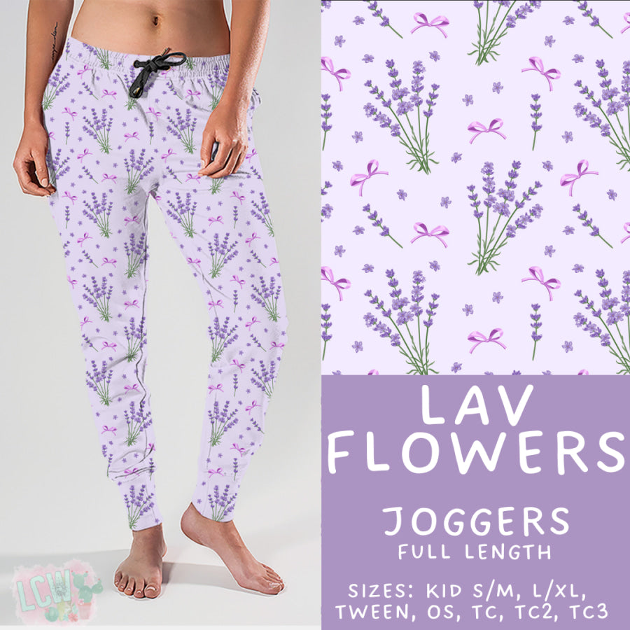 Preorder Custom Styles Lav Flowers Closes 4 Sep ETA late Nov 2025 Leggings