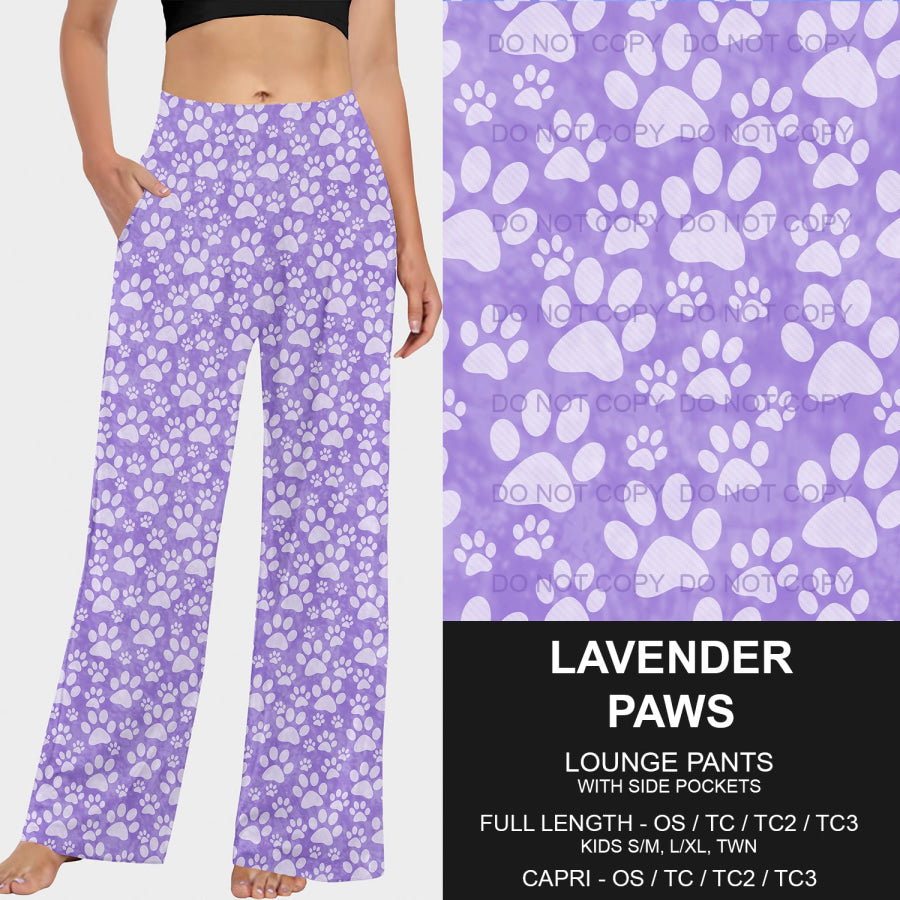 PREORDER Custom Styles - Lavender Paws - Closes 18 Mar - ETA mid Jun 2025 Loungewear