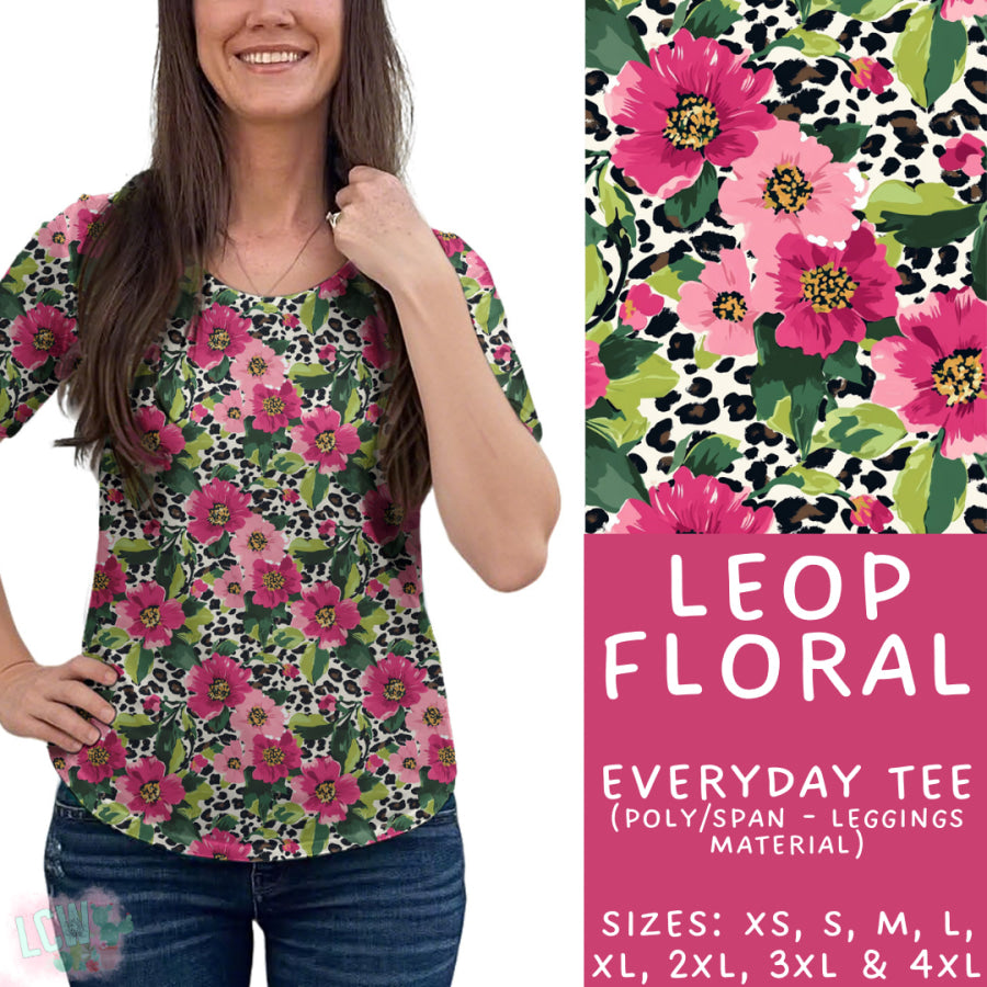 Preorder Custom Styles - Leop Floral - Closes 29 Sep - ETA late Dec 2025 Leggings