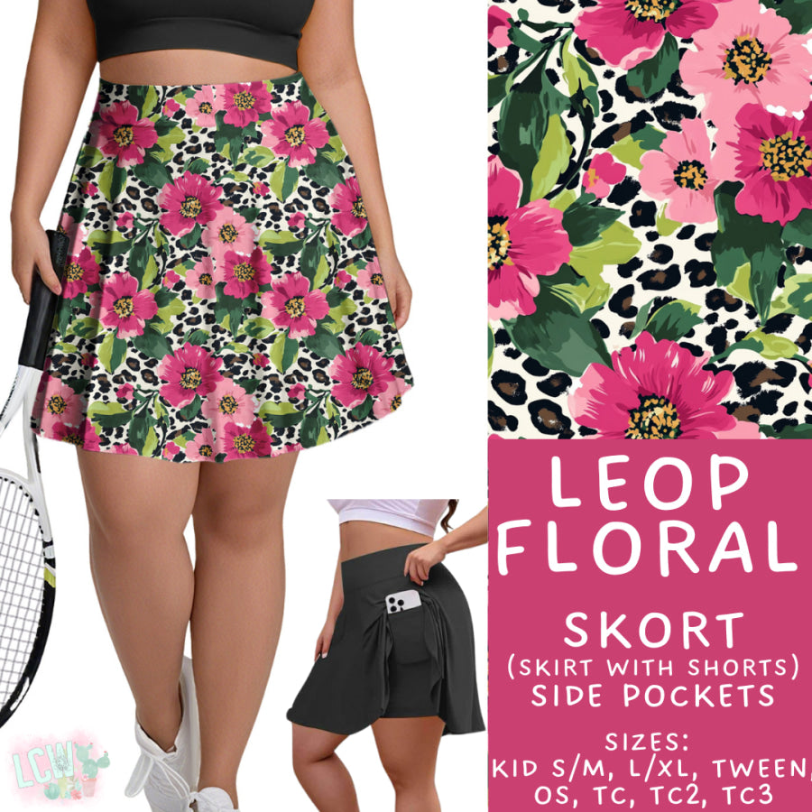Preorder Custom Styles - Leop Floral - Closes 29 Sep - ETA late Dec 2025 Leggings