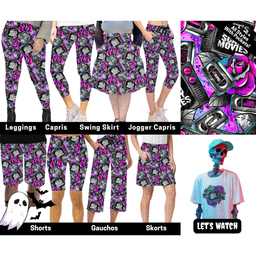 Preorder Custom Styles - Let’s Watch - Closes 28 May - ETA late Sep 2025 Leggings