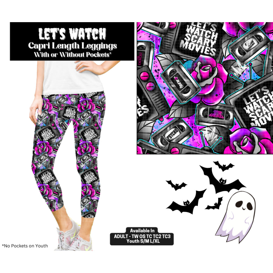 Preorder Custom Styles - Let’s Watch - Closes 28 May - ETA late Sep 2025 Leggings
