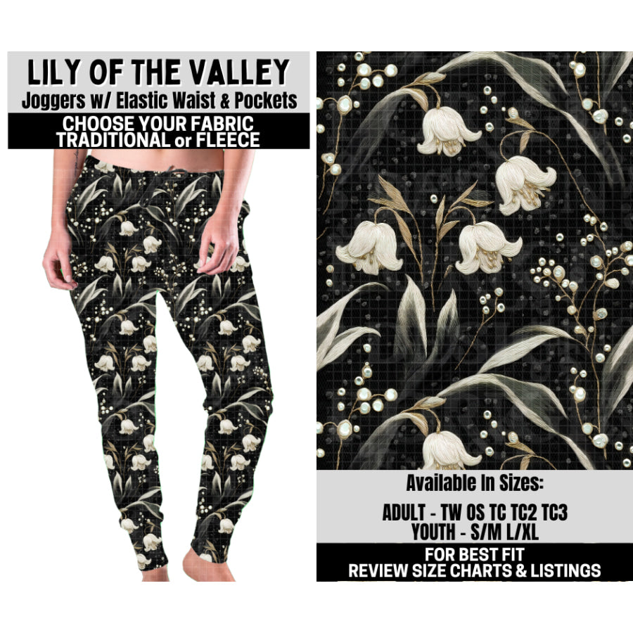 Preorder Custom Styles - Lily Of The Valley - Closes 6 Oct - ETA mid Feb 2026 Leggings