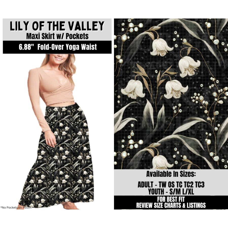 Preorder Custom Styles - Lily Of The Valley - Closes 6 Oct - ETA mid Feb 2026 Leggings