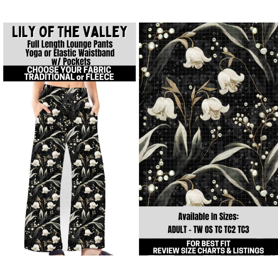 Preorder Custom Styles - Lily Of The Valley - Closes 6 Oct - ETA mid Feb 2026 Leggings