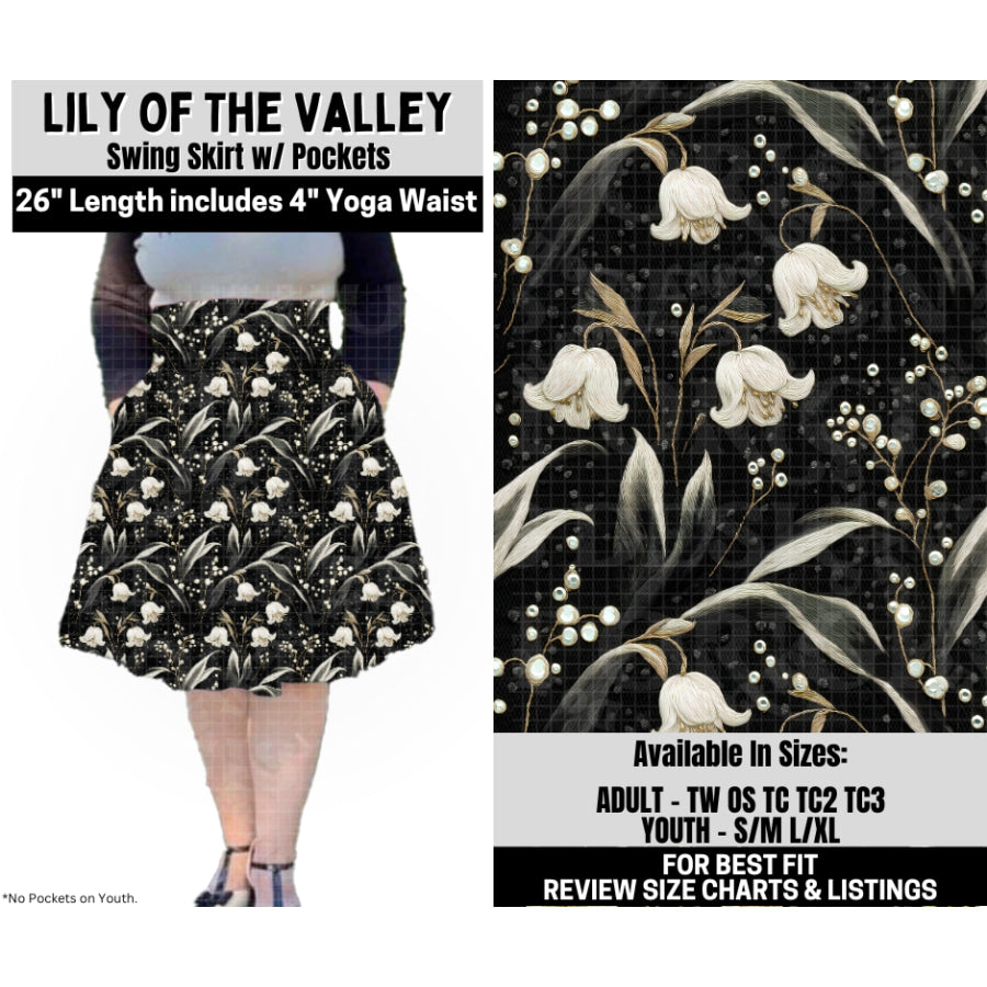Preorder Custom Styles - Lily Of The Valley - Closes 6 Oct - ETA mid Feb 2026 Leggings