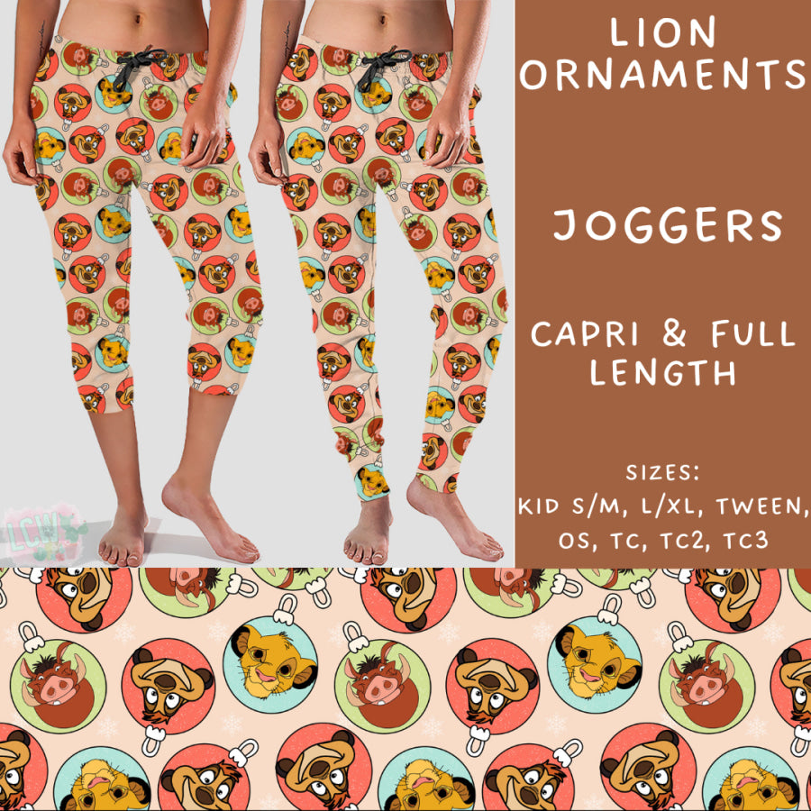 Preorder Custom Styles - Lion Ornaments - Closes 31 Oct - ETA early Jan 2025 Leggings