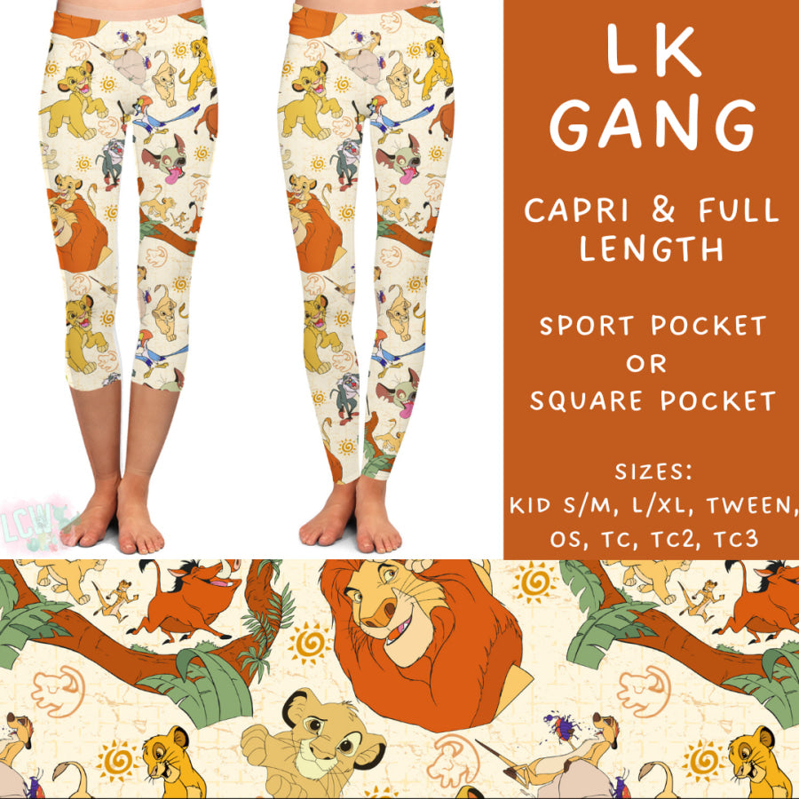 Preorder Custom Styles - LK Gang - Closes 12 Mar - ETA early Jun 2025 Leggings