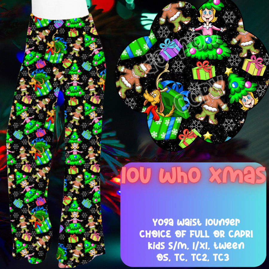 PREORDER Custom Styles - Lou Who Xmas - Closes 1 Oct - ETA late Dec 2024 Leggings