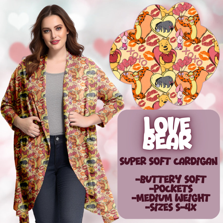 PREORDER Custom Styles - Love Bear - Closes 2 Dec - ETA mid Feb 2025 Leggings