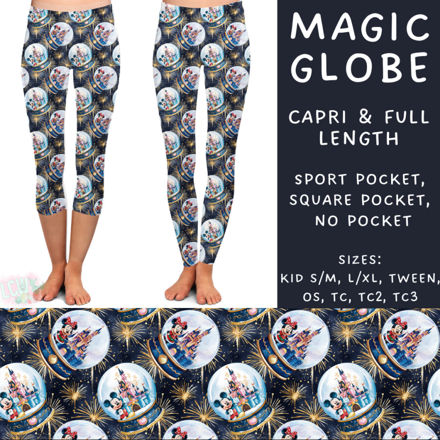 Preorder Custom Styles - Magic Globe - Closes 27 Jan - ETA late Apr 2025 Leggings