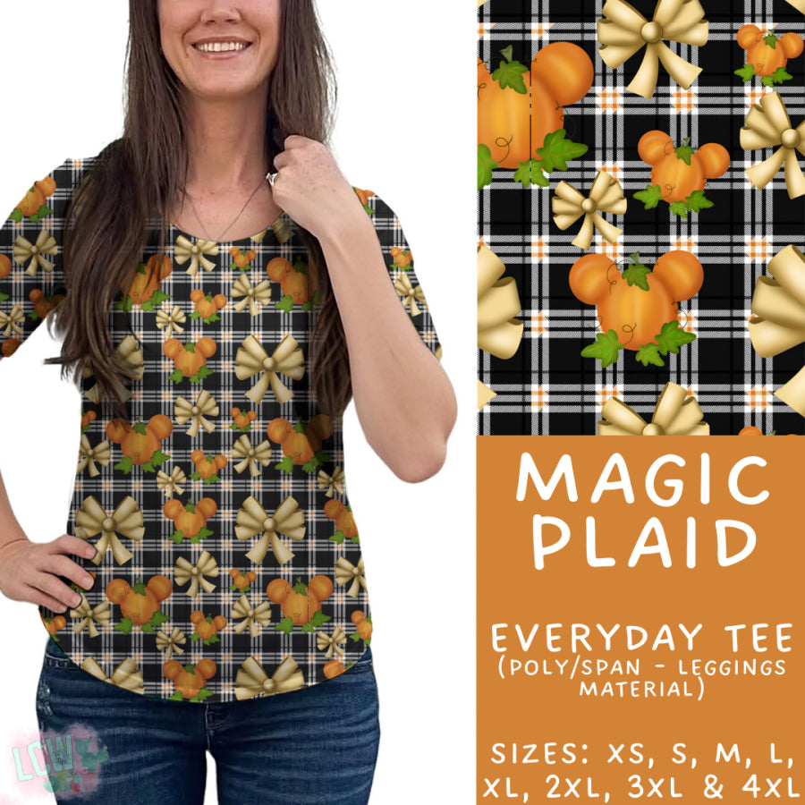 Preorder Custom Styles Magic Plaid Closes 29 Aug ETA late Nov 2025 Leggings
