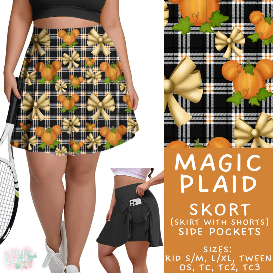 Preorder Custom Styles Magic Plaid Closes 29 Aug ETA late Nov 2025 Leggings