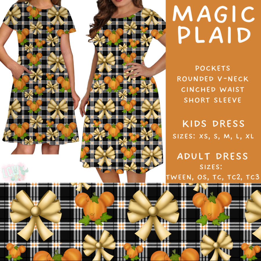 Preorder Custom Styles Magic Plaid Closes 29 Aug ETA late Nov 2025 Leggings