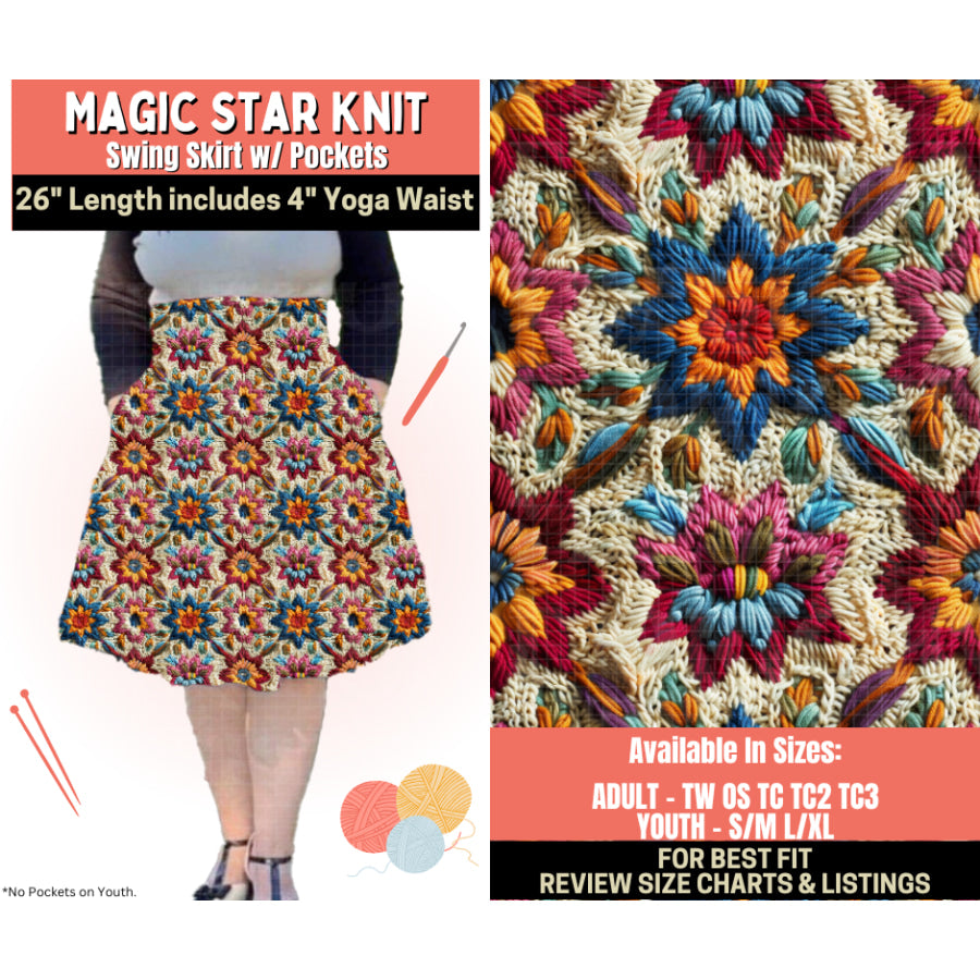 Preorder Custom Styles - Magic Star Knit - Closes 1 Oct - ETA Early Feb 2026 Leggings