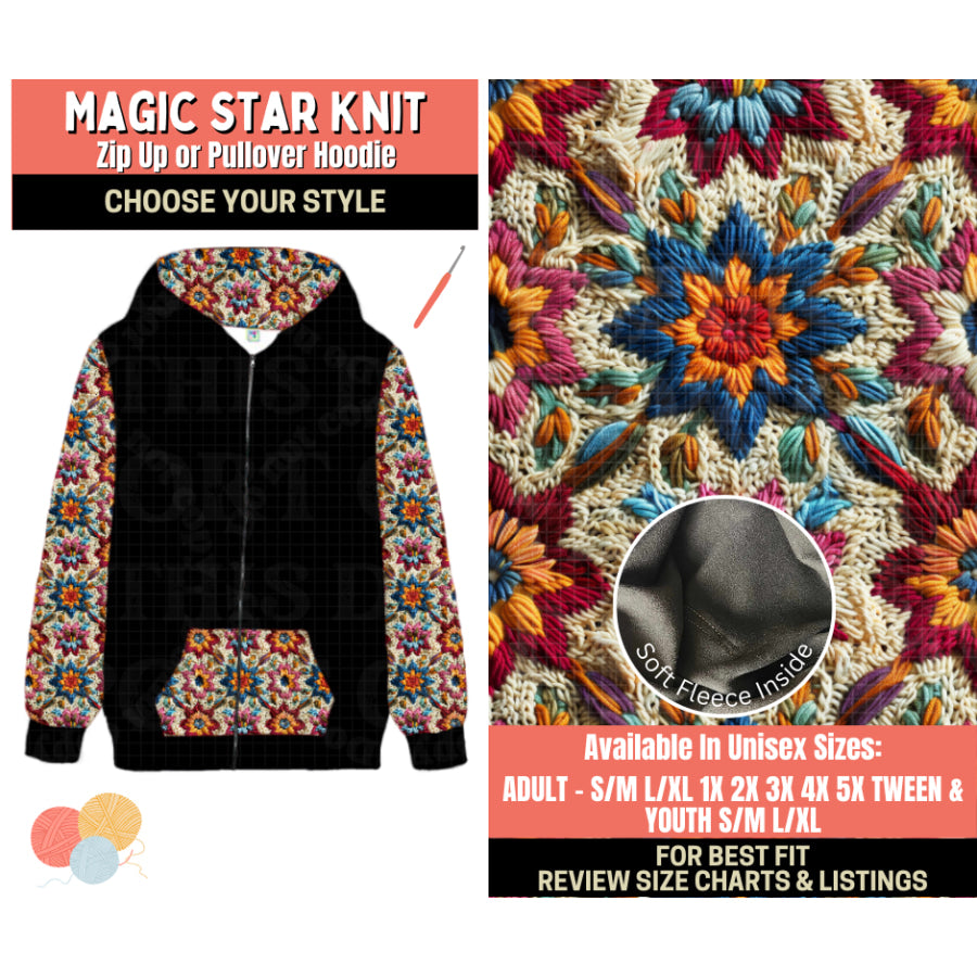 Preorder Custom Styles - Magic Star Knit - Closes 1 Oct - ETA Early Feb 2026 Leggings