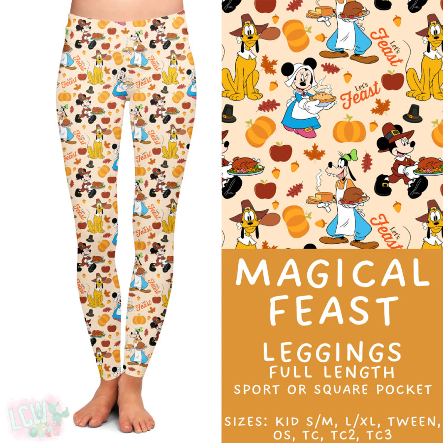 Preorder Custom Styles Magical Feast Closes 29 Aug ETA late Nov 2025 Leggings