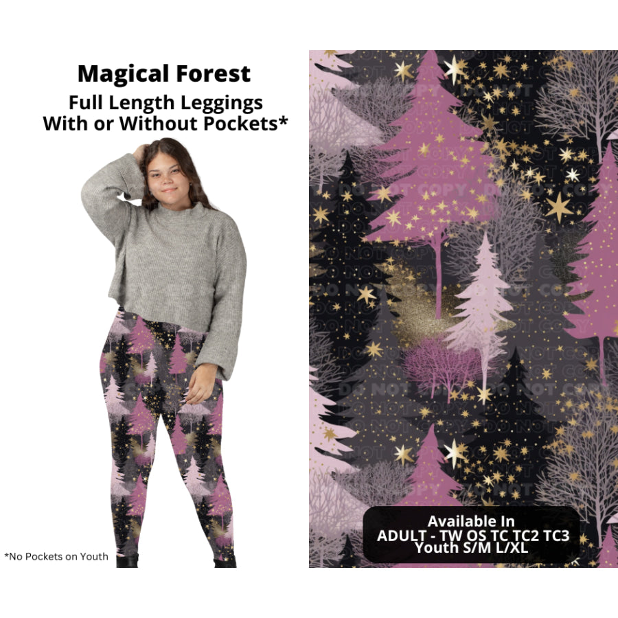 PREORDER Custom Styles - Magical Forest - Closes 14 Oct - ETA early Jan 2024 Leggings