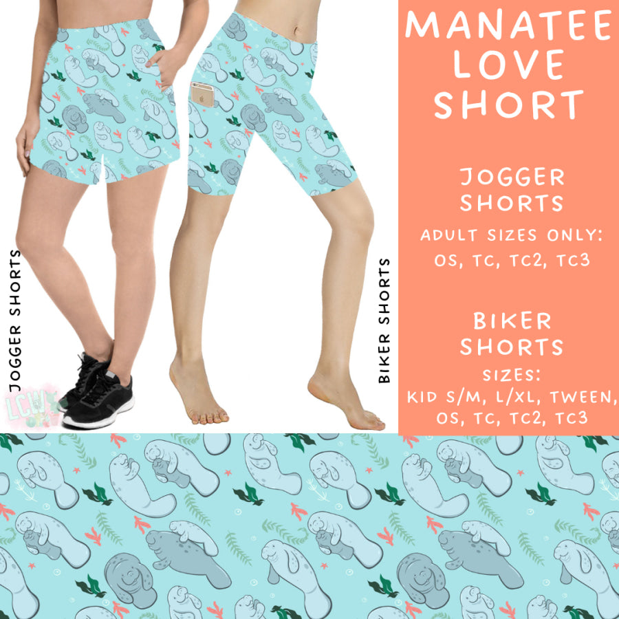 Preorder Custom Styles - Manatee Love - Closes 20 Mar - ETA mid Jun 2025 Leggings