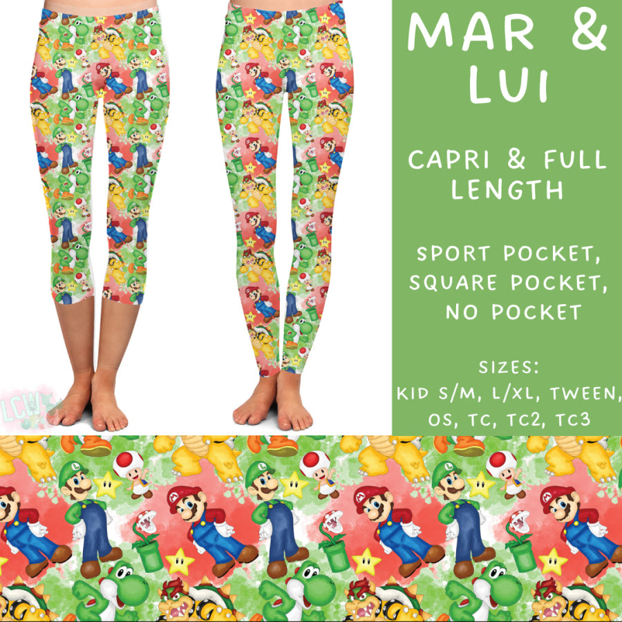 Preorder Custom Styles - Mar and Lui - Closes 11 Oct - ETA late Dec 2024 Leggings