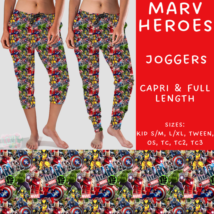 Preorder Custom Styles - Marv Heroes - Closes 11 Oct - ETA late Dec 2024 Leggings