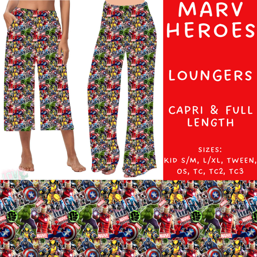 Preorder Custom Styles - Marv Heroes - Closes 11 Oct - ETA late Dec 2024 Leggings