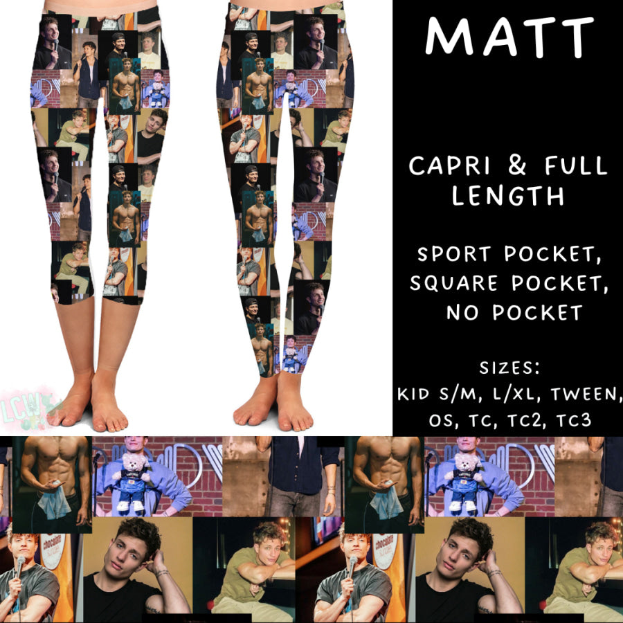 Preorder Custom Styles - Matt - Closes 22 Jan - ETA late Apr 2025 Leggings