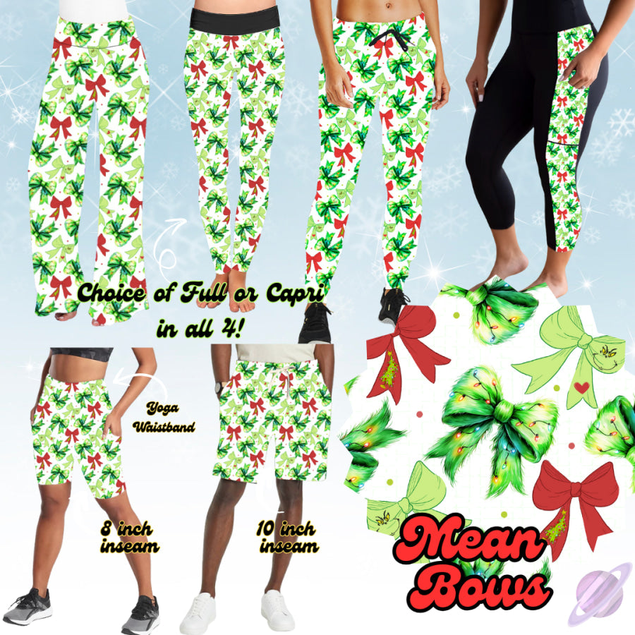 PREORDER Custom Styles Mean Bows Closes 12 Sep ETA mid Dec 2025 Leggings