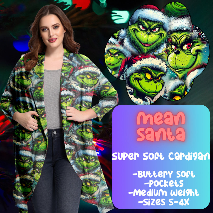 PREORDER Custom Styles - Mean Santa - Closes 1 Oct - ETA late Dec 2024 Leggings