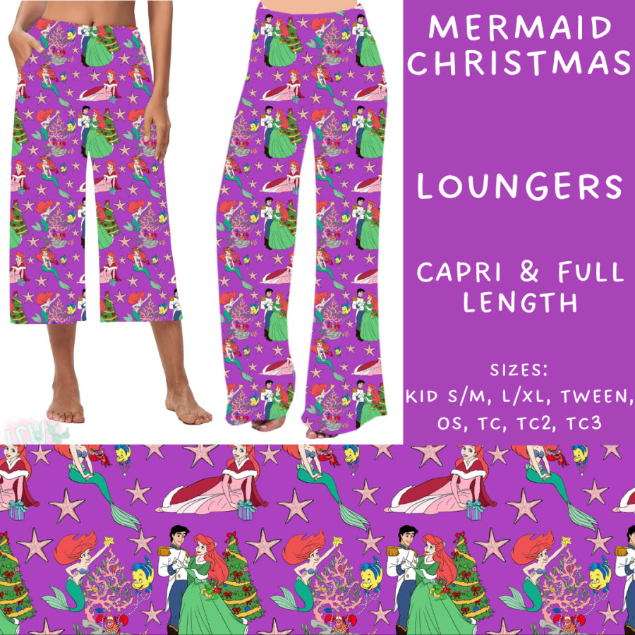 Preorder Custom Styles - Mermaid Christmas - Closes 31 Oct - ETA early Jan 2025 Leggings