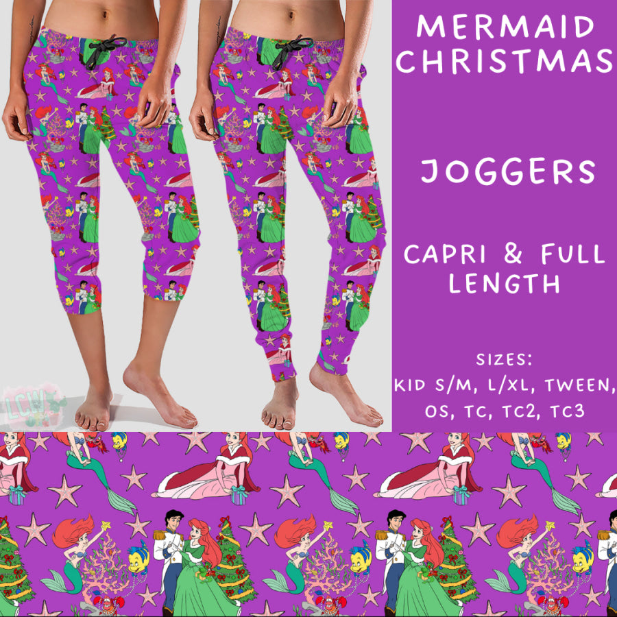 Preorder Custom Styles - Mermaid Christmas - Closes 31 Oct - ETA early Jan 2025 Leggings