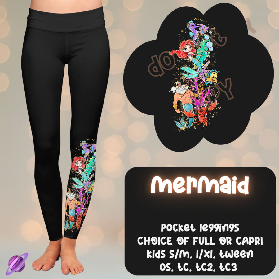 PREORDER Custom Styles - Mermaid - Closes 15 Nov - ETA mid Feb 2025 Leggings