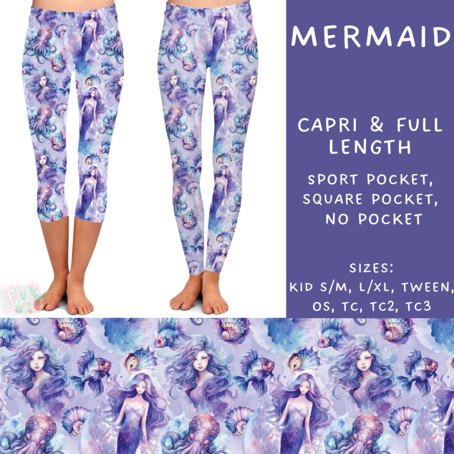 Preorder Custom Styles - Mermaid - Closes 20 Mar - ETA mid Jun 2025 Leggings