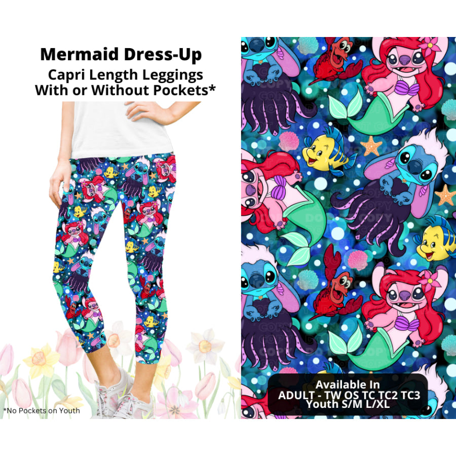 Preorder Custom Styles - Mermaid Dreams - Closes 17 Mar - ETA late Jun 2025 Leggings