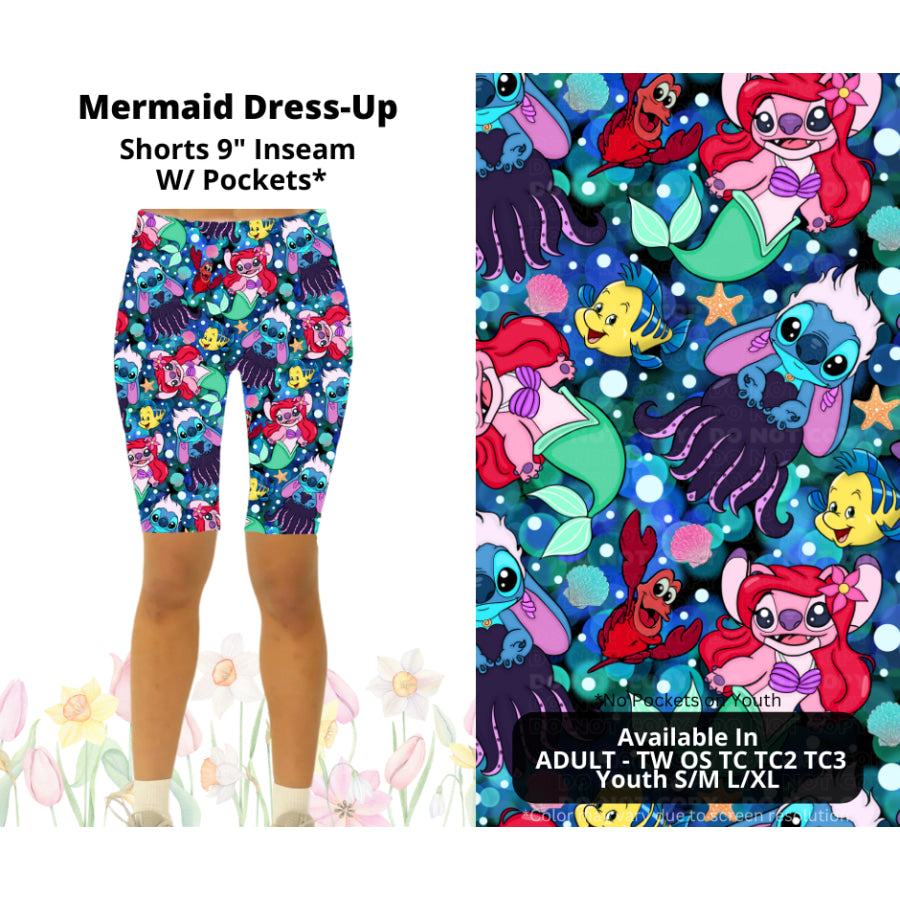 Preorder Custom Styles - Mermaid Dreams - Closes 17 Mar - ETA late Jun 2025 Leggings