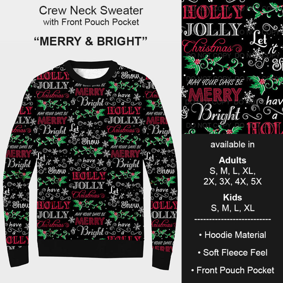 PREORDER Custom Styles - Merry and Bright - Closes 22 Jul - ETA late Oct 2025 Loungewear