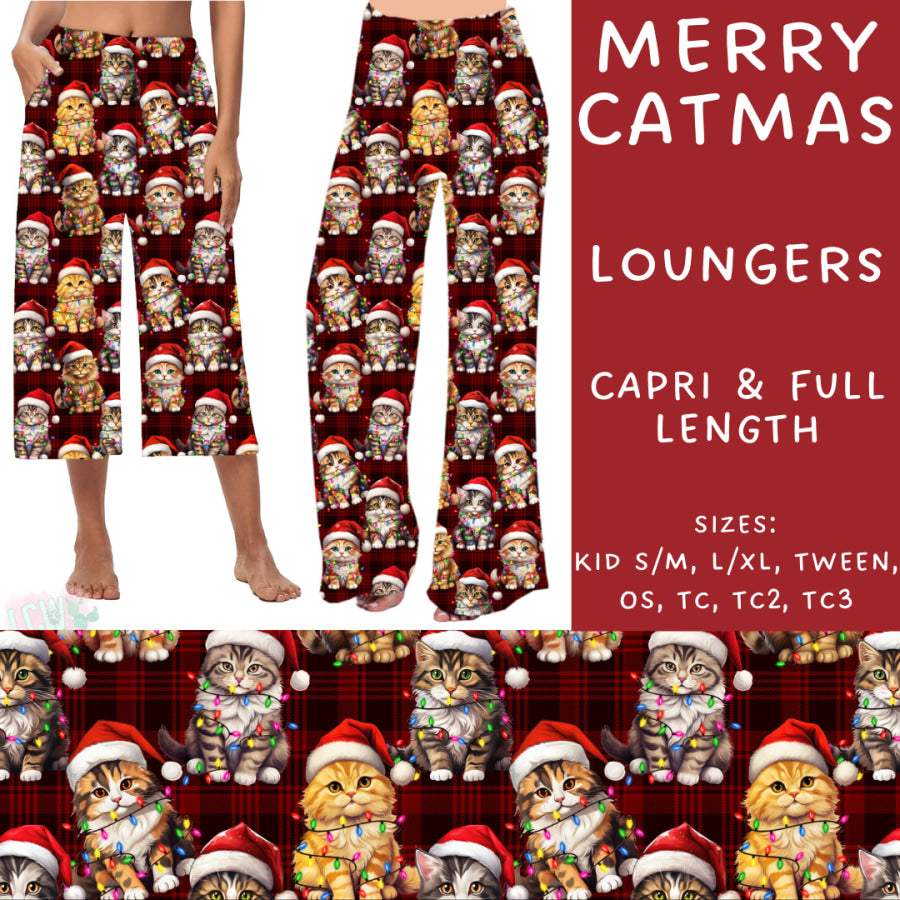 Preorder Custom Styles - Merry Catmas - Closes 31 Oct - ETA early Jan 2025 Leggings