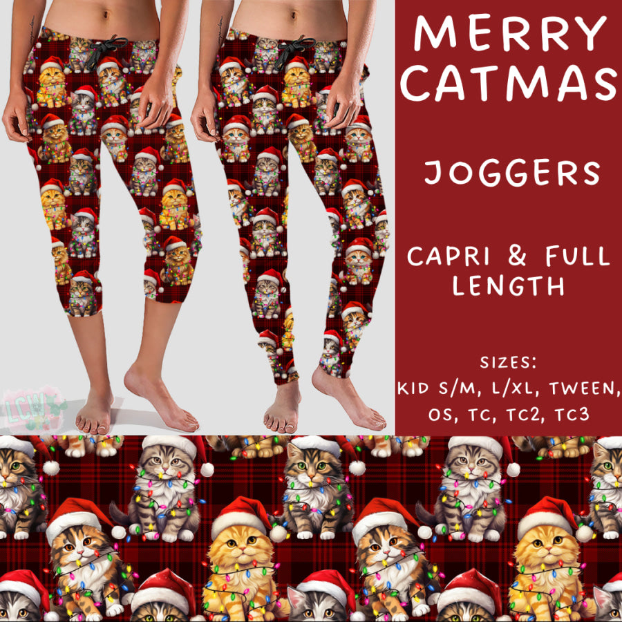 Preorder Custom Styles - Merry Catmas - Closes 31 Oct - ETA early Jan 2025 Leggings