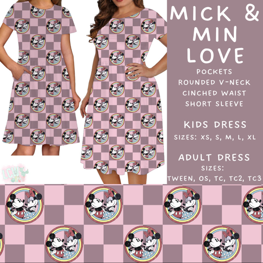 Preorder Custom Styles - Mick and Min Love - Closes 5 Mar - ETA late May 2025 Leggings