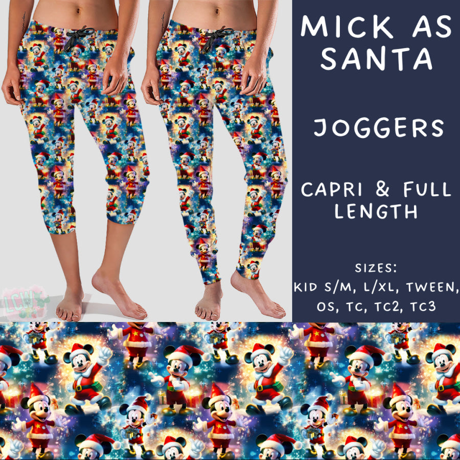 Preorder Custom Styles - Mick As Santa - Closes 31 Oct - ETA early Jan 2025 Leggings