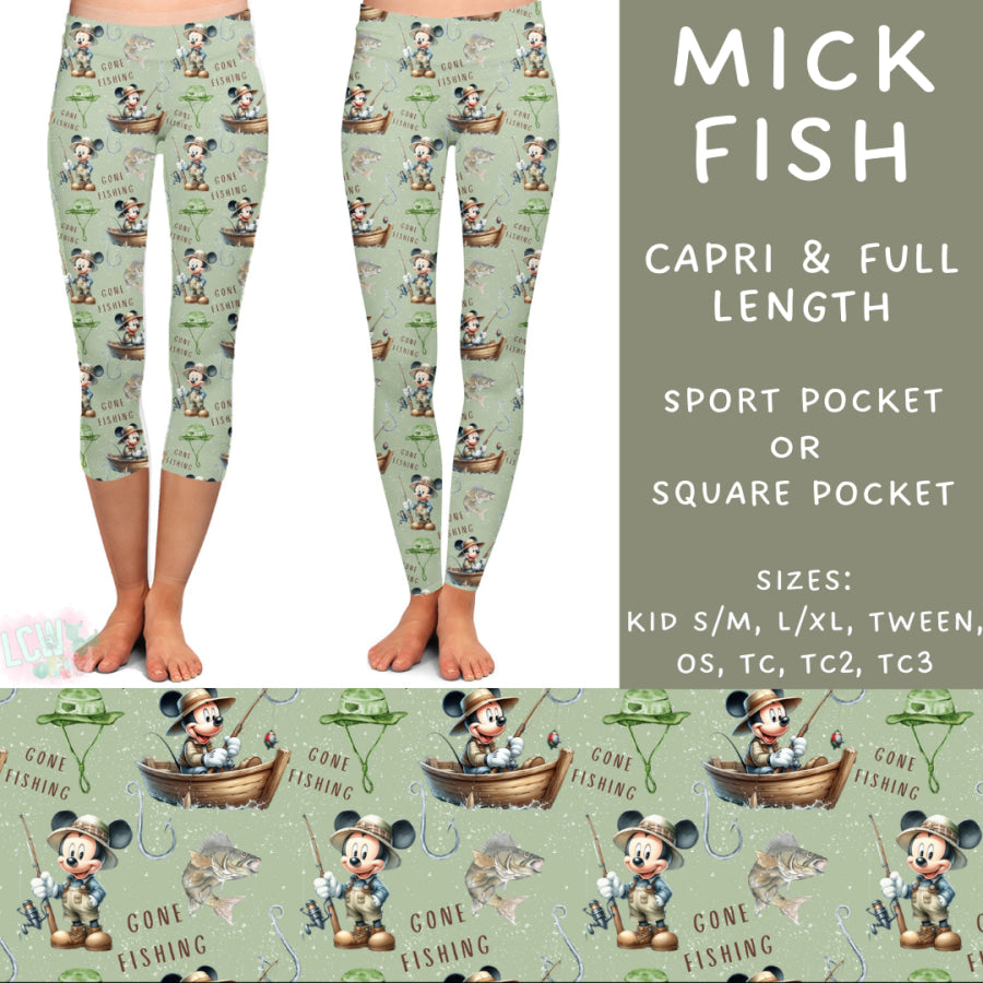 Preorder Custom Styles - Mick Fish - Closes 12 Mar - ETA early Jun 2025 Leggings